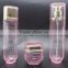 different glass jar glass bottle with cover high quality cosmetic glass bottle New product