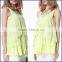 Plus size sleeveless women summer chiffon dress with low prices made in China