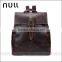 Vintage Mens Genuine Leather Backpack Satchel Hiking Bag