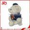 custom mini white plush bear toy stuffed animal bear toy for baby