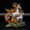 Life-like Garden Decorative Outdoor Running Horse Sculpture Statue