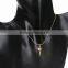 18k Gold Plated Jewelry Plated Austrian Rhinestone Simple Statement Crystal Necklace