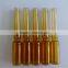 2m injection powder low borosilicate tube vial amber color