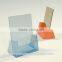 elegant 3 pockets clear desktop acrylic brochure holder,brochure display stand,leaflet holder