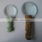 Customzied magnifier with natural jade handle