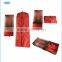 hot sale custom hair extension box and bag and hanger matched