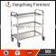 Mobile Stainless Steel Dining Room Serving Carts JC-ZS37