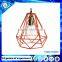 Loft Industrial Style Multicolor Edison Modern Metal Wire Frame Ceiling Pendant Hanging Light Lamp Lampshade Cage Fixture