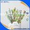 Promotional food grade stripe paper straws