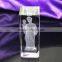 High Quality clear 3D Laser Crystal Cube for decorate