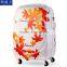Printed ABS PC Hardside Girls Travel Luggage Travel Trolley Luggage