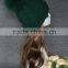 High quality cashmere knitted hat with huge big raccoon fur pompoms