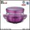 purple acrylic plastic cosmetics 15g 30g 50g double wall cream jar for sale                        
                                                                                Supplier's Choice