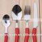 Hot Sale Bulk Packing Stainless Steel Cutlery with Plastic Handle