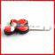 Butterfly shaped soft pvc paper clip