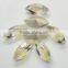 k9 crystal stones Glass material pointback jewelry rhinestones Flower shape Top quality