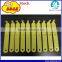 118*18mm Yellow Animal Sheep Goat Ear Tag With Laser Printing Number Most Popular