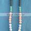 round teething beads necklace silicone beads teething baby necklace TN057