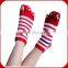 Fabrics textiles with paper box packaging of nylon spandex covered yarn for socks