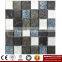 IMARK Mixed Color Crystal Glass Mosaic Tiles with Electroplated Mosaic Tiles and Goldleaf Mosaic Tiles Code IXGM8-095