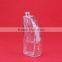 Excellent quality embossed glass bottle empty clear bottles brandy xoe bottles