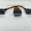 OBDII/OBD2 male to female + Mitsubishi12P connector for OBD2 scanner