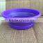 Hot Selling Round Floding Fruit Basket Plastic Water Basket