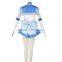 Blue Sexy Uniform Japanese School Girl Cosplay Costume