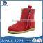 Guangzhou Wholesale Girls High Top Suede Leather Desert Boots With Rubber Sole
