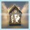 best selling led light wooden house christmas decor