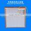 Deep-pleat HEPA air filter with aluminum alloy frame