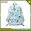 Fashion galaxy sky blue school bags backpack for girls