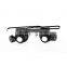 2 led magnifier eye glasses magnifying