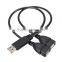 2016 New Arrival USB 2.0 A Male To 2 Dual USB Female Jack Y Splitter Hub Power Cord Adapter Cable