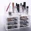 4 drawer clear acrylic makeup organizer cosmetic storage organizer