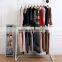 advanced clotheshorse clothes horse double pole woman clothing display hanger expandable clothes hanger stand