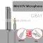 Portable singing microphone for smartphone karaoke , KTV use mini condenser microphone