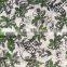 simple green floral print polyester cotton blend fabric for handbag lining