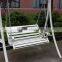 New design hot sale Cast Aluminum couple set outdoor patio swing chairs