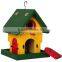 Outdoor Garden Wood BIRD HOUSE Feeder