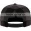 6 panel blank custom sport caps white and black wool snapback hats
