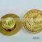 Chic Serviceable Handcraft Embroidery Tin Button Badge