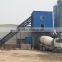 90m3/h wet twin shafts mixer small concrete batching plant price