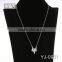 multi chain circle nature stone titanic crystal heart pendant charm necklace jewelry