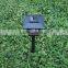 Square solar mosquito lamp, solar lawn lamp 2 leds