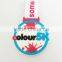 Custom Running Races Soft PVC Rubber Award Medal