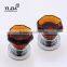 Octagon Shape Amber Interior Door Set Glass Door Handle