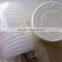 Beverage single wall paper cups with plastic lid