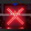 Red cross toll station driveway indicator light 600MM Led Warning Light