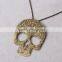 YIWU jewelry factory chain halloween skull head necklace fashion party dress 2015 new design made in China